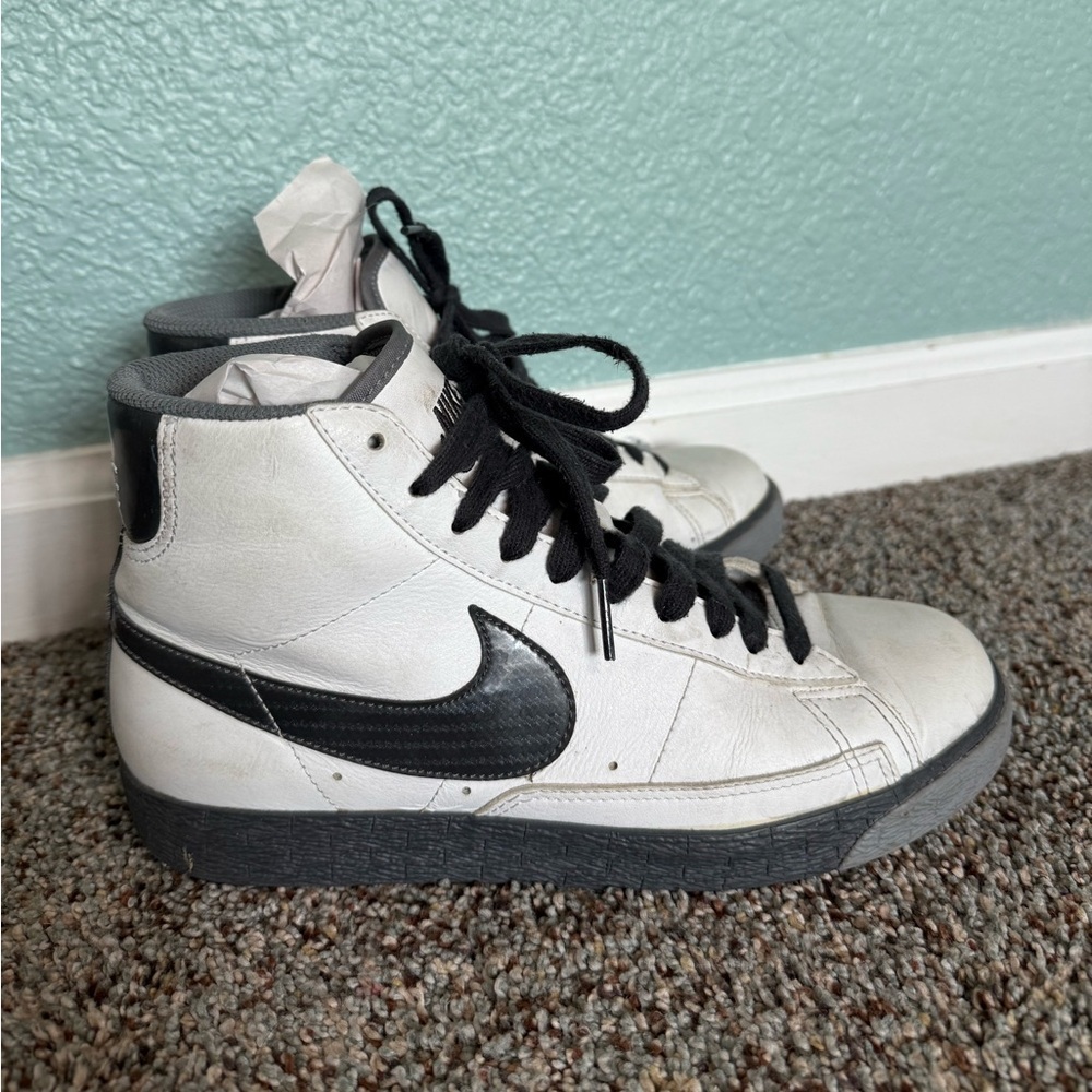 Nike Blazer Mid GS 'White Anthracite' (318705-105) size 6.5Y